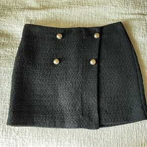 Mango mini black skirt. Size S